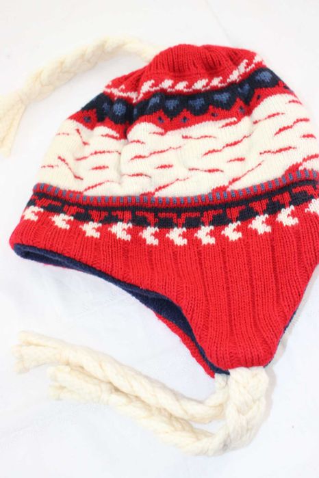 sj2 chłopięca zimowa czapka uszatka polarowa podszewka 3-5 lat 53 cm