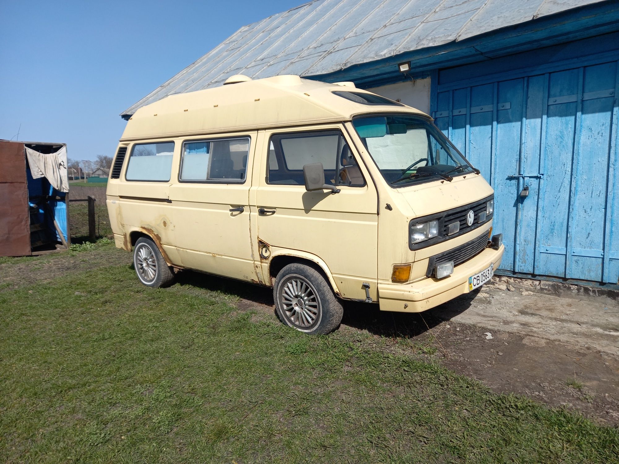 Vw t3    2.0i бензин. Обмен на лафет