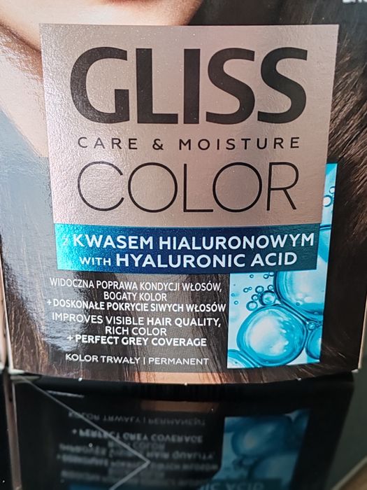 3 X Farba do włosów Gliss Color 5-1 CHŁODNY BRĄZ