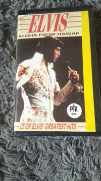 Elvis Presley Aloha from Hawaii Kaseta VHS Koncert 25 przebojów