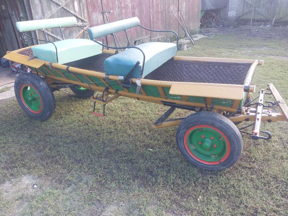 Sprzedam wóz  konny wasong wiklinowy.