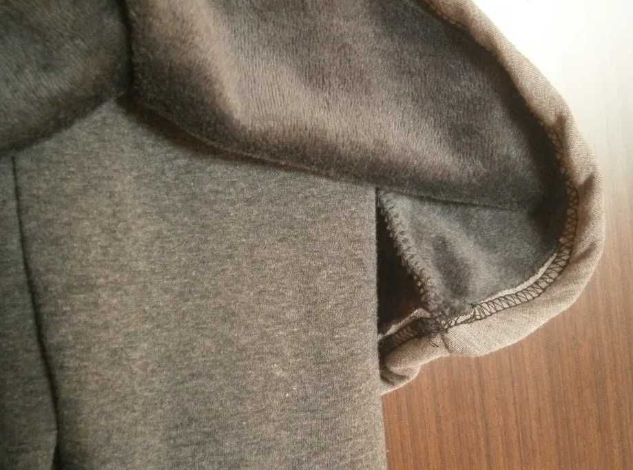 Ciepłe spodnie legginsy getry damskie ze spódniczką 34 XS