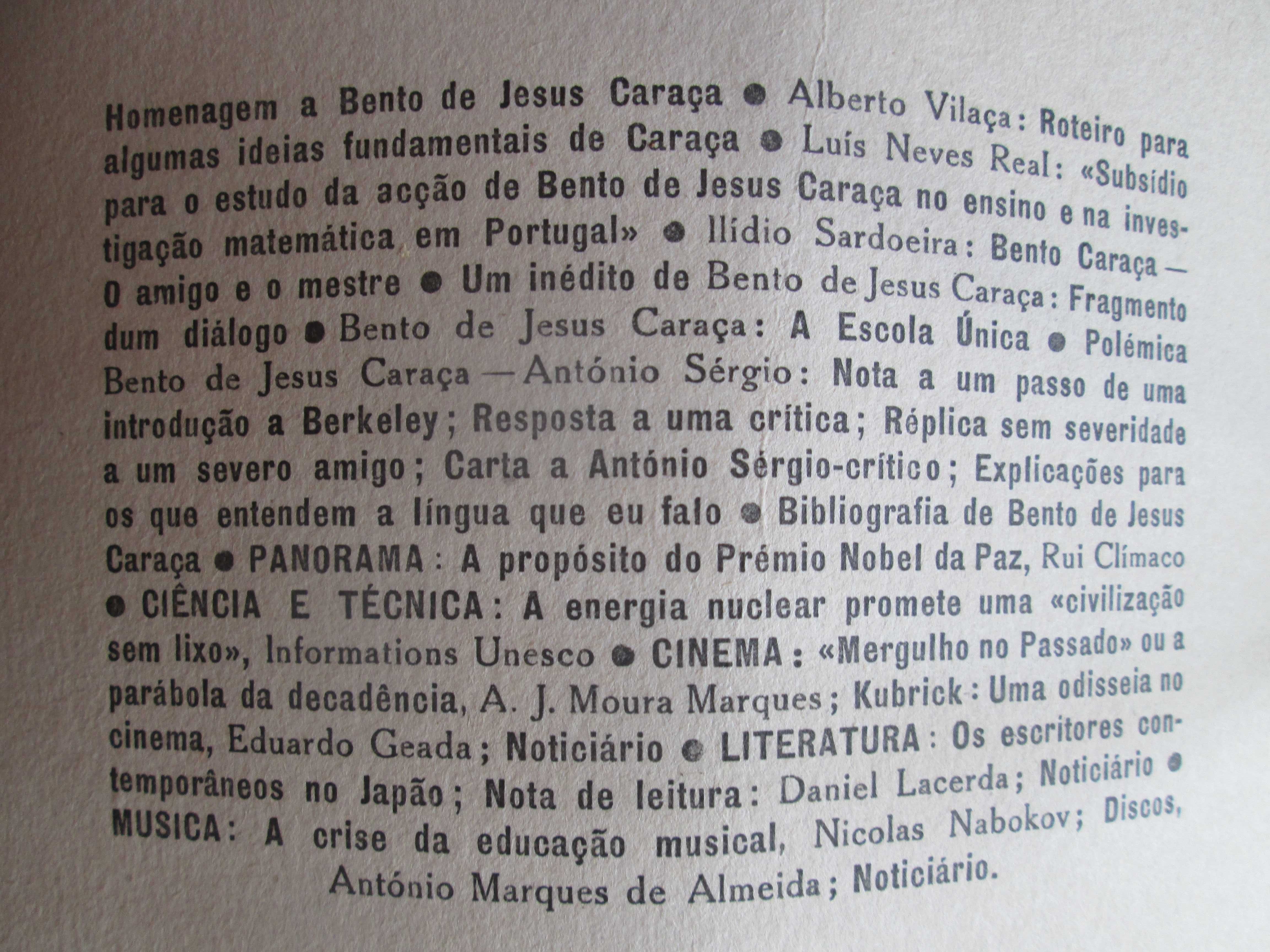 Vértice dedicada a Bento de Jesus Caraça
