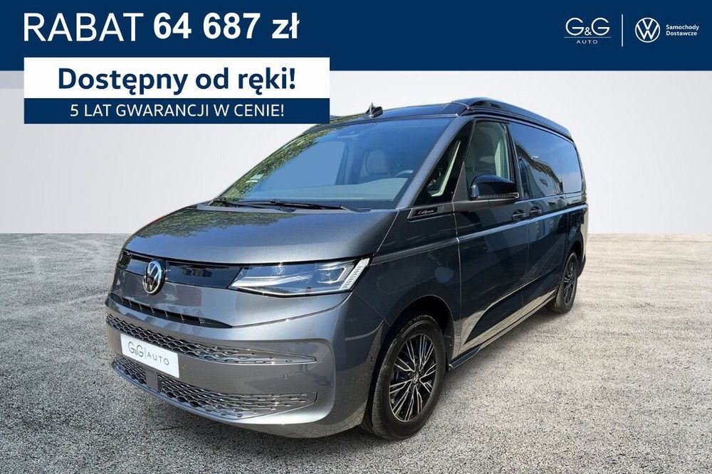 Volkswagen california Beach  2,0 l TDI SCR 150 KM skrzynia: 7-biegowa DSG rozstaw osi: 3124 mm