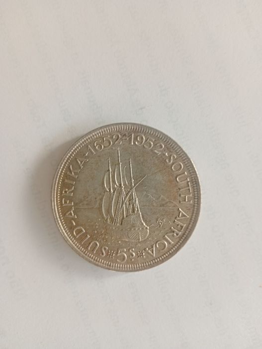 Moeda África Sul prata 1952