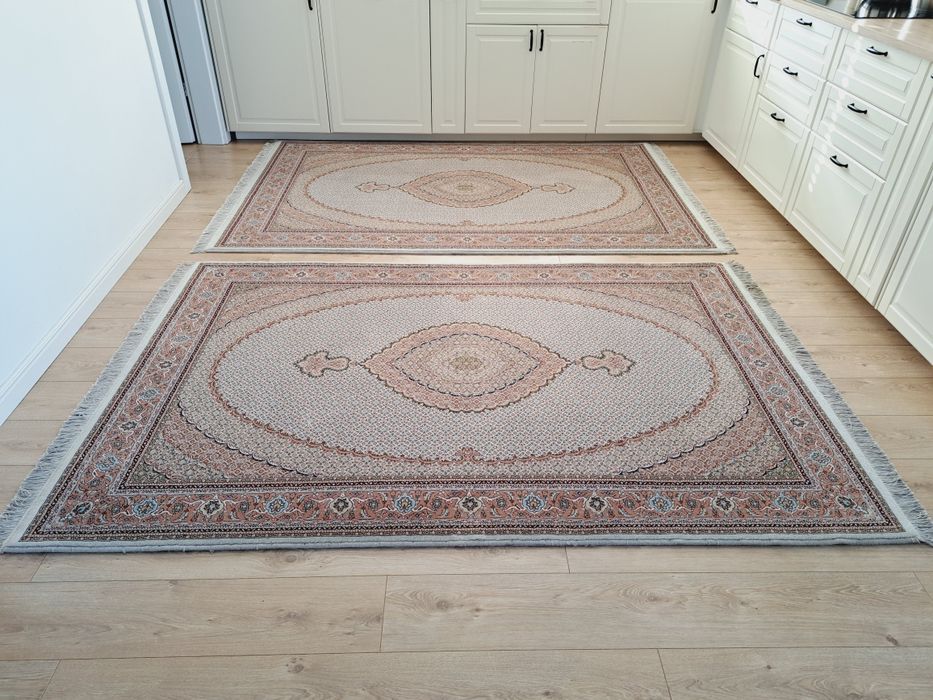 Komplet iranskich ręcznie tkanych wełnainych dywanów Tabriz Mahi Raj70