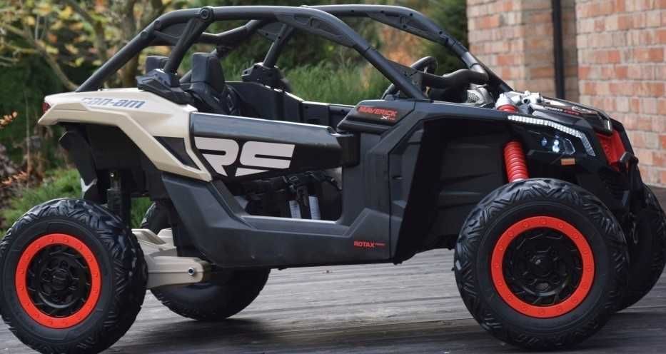 Buggy Can-am  Turbo na akumulatory2x24V7Ah  z napędem 4x200W do 70kg