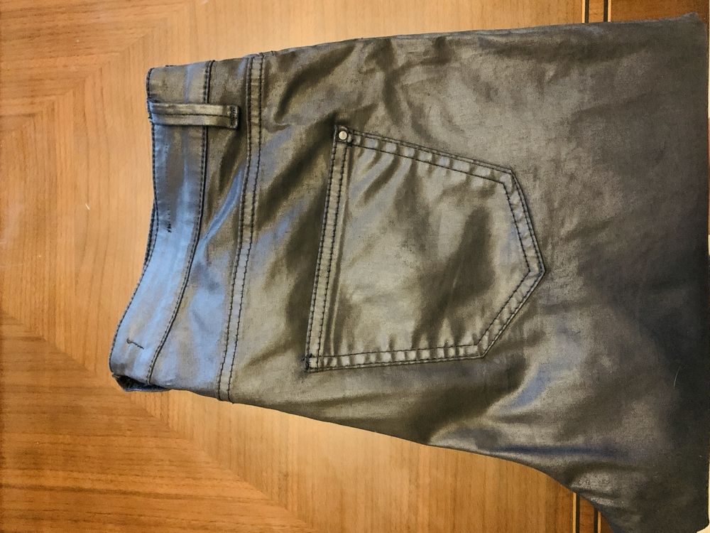 Spodnie meskie jeans - woskowane