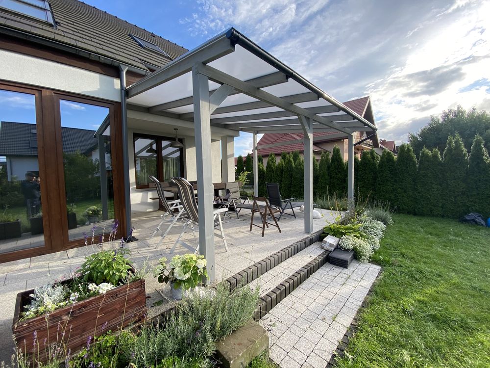 Weranda zadaszenie wiata taras pergola zadaszenie tarasu