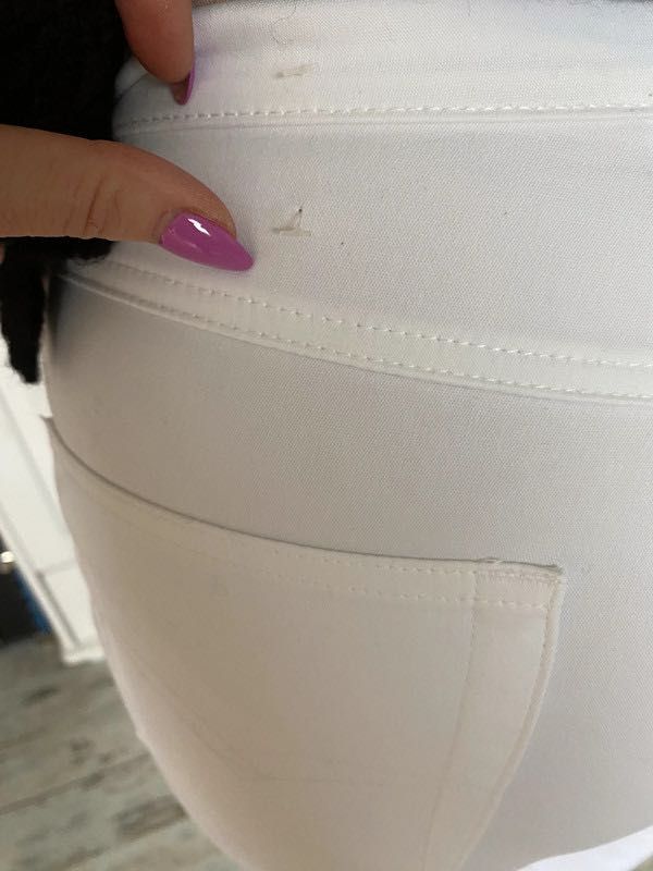 Stooker chinos chinosy białe spodnie do kostek z wysoki stan 30 40 L
