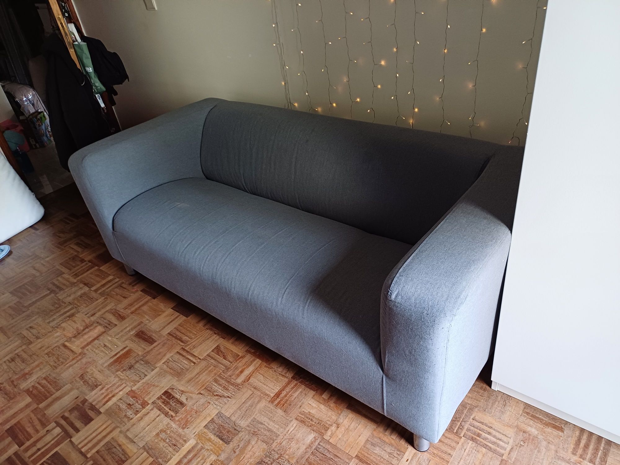KLIPPAN sofá cinzento Ikea