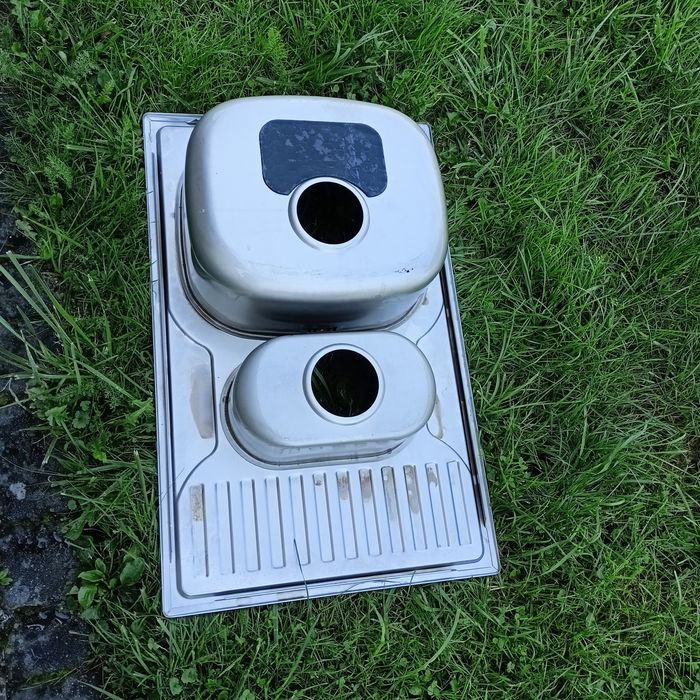 Zlew srebrny Kichnkox jednokomorowy