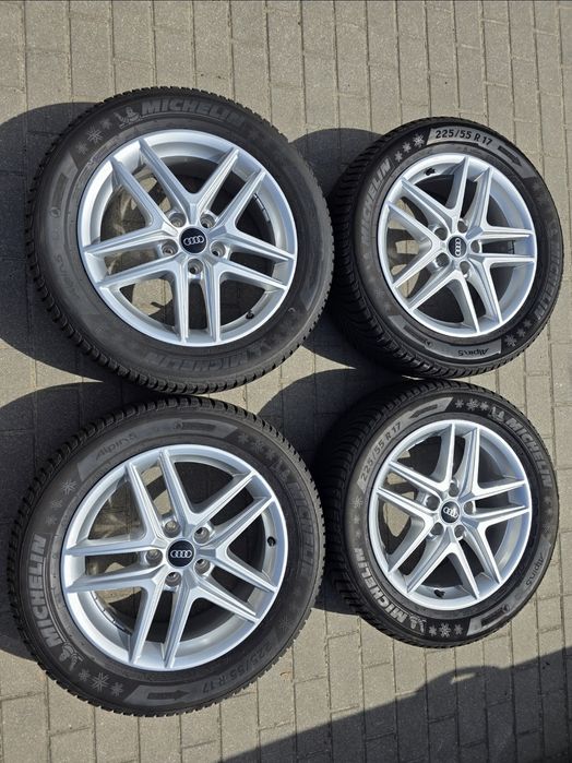Kola zimowe Audi A4 B8 B9 Allroad 225/55R17 Michelin Alpin 5