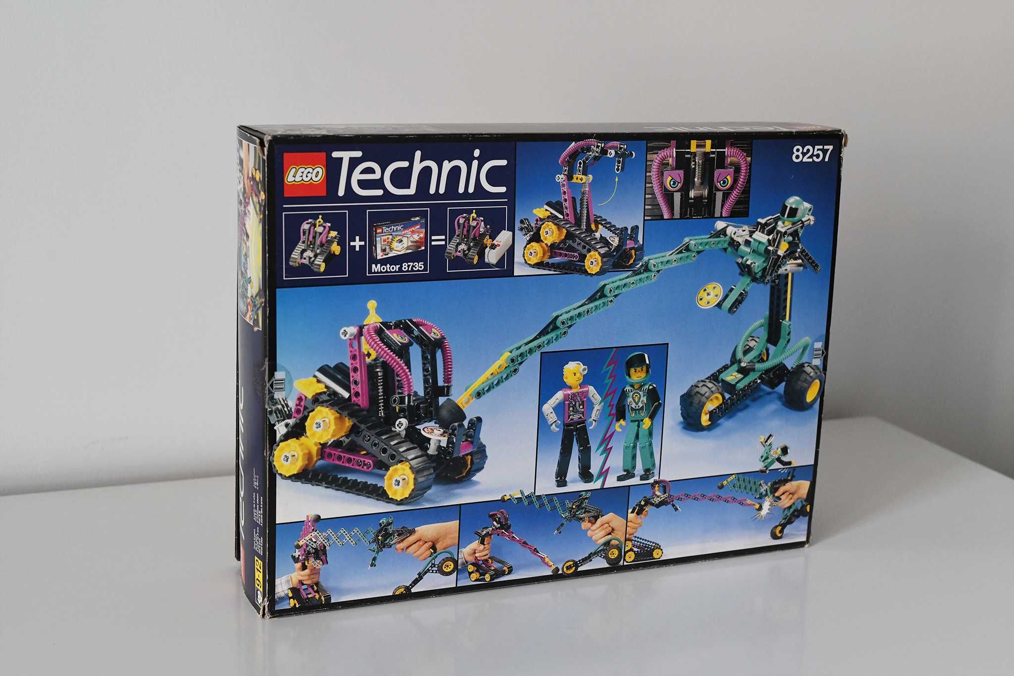 Kompletny zestaw Lego Technic Competition 8257 Cyber Strikers z 1998