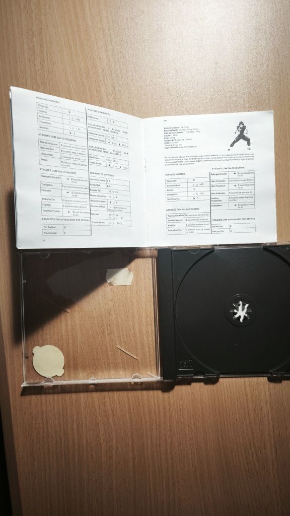 Caixa para Virtua Fighter Sega Saturn