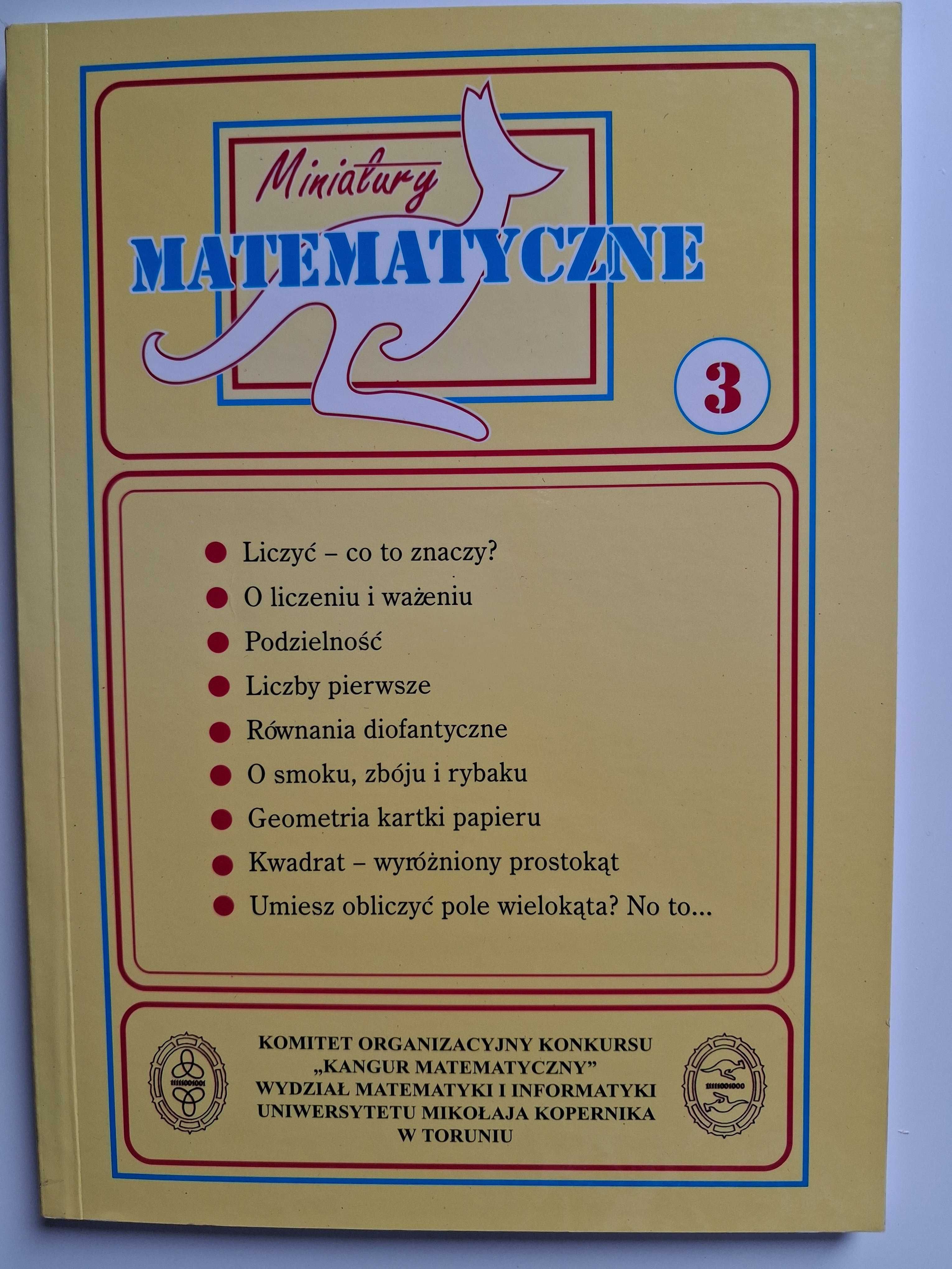 Miniatury matematyczne 3, 4, 49, 53, 67 i 70