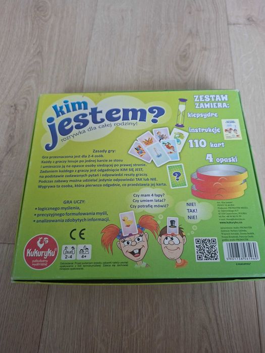 Gra planszowa Kim jestem?