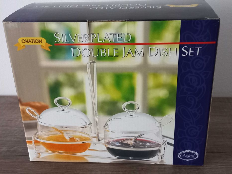 Duplo servidor de compota novo