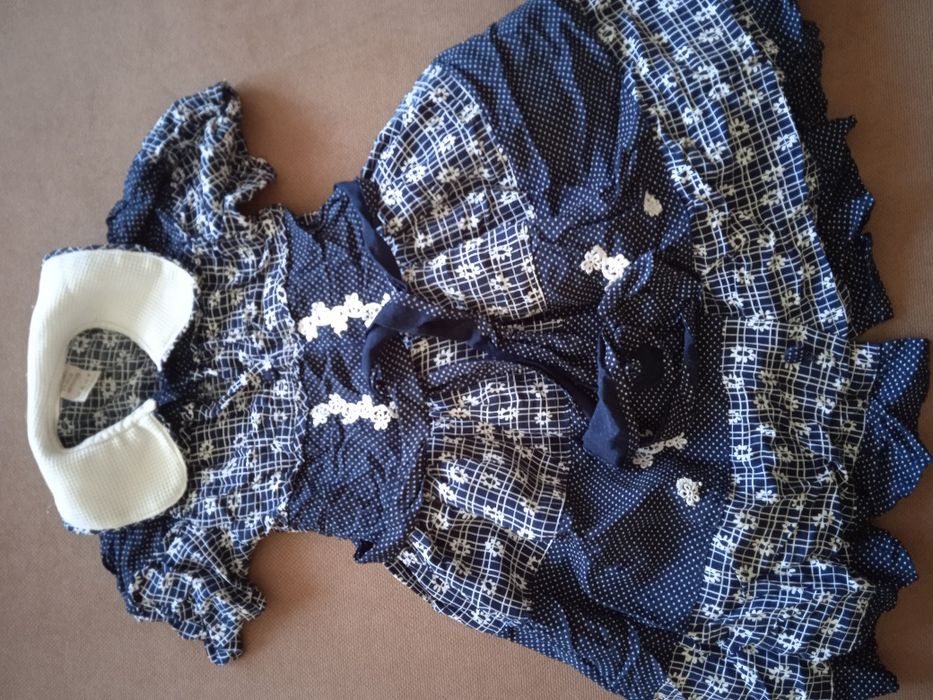 Платье для девочки синего цвета