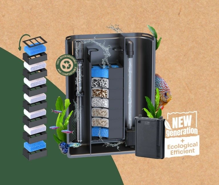 Filtro Biobox 2 Aquatlantis completo NOVO