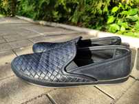 BOTTEGA VENETA шкіряні чорні туфлі,мокасини, Італія
Бирюзовые кожаные