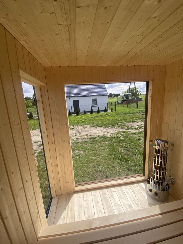 Nowa Sauna Ogrodowa Dostępna od ręki
