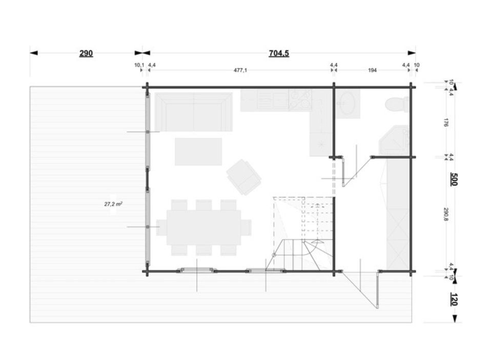 Nowoczesny Domek letniskowy domek na zgłoszenie 35m2 domek drewniany