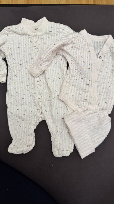 Набір дитячий чолопічок бодік розпашонка розмір 58