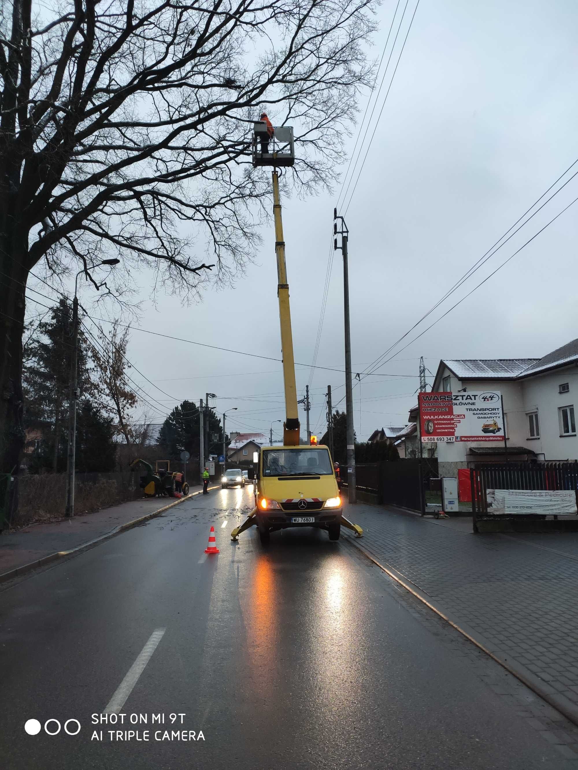 Podnośnik koszowy, wysięgnik, zwyżka, wynajem 24h