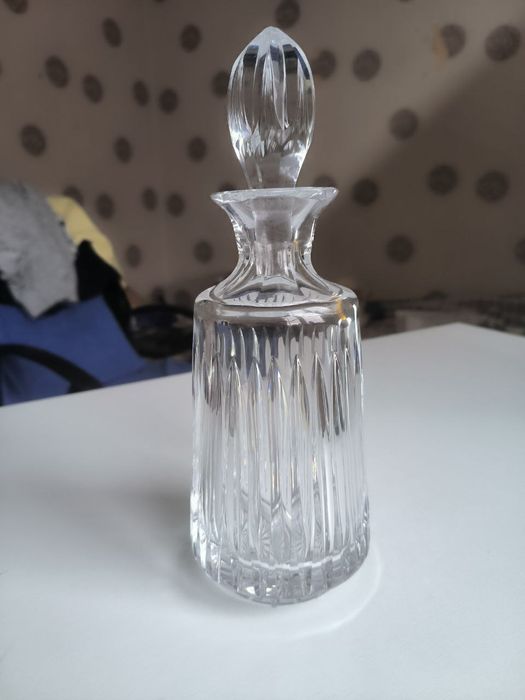 Хрустальный декандер для виски.Богемия, Чехословакия.