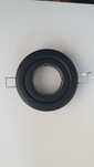 Oprawa sufitowa RUCHOMA halogen do LED GU10 czarna