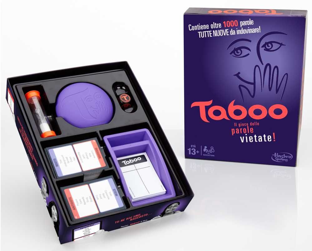 Hasbro gra Taboo wersja włoska