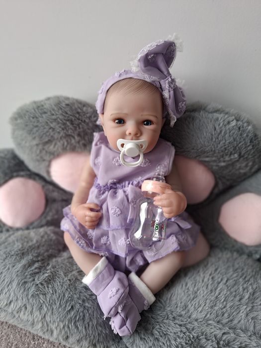 Lalka jak żywe dziecko reborn piękna NOWA duża 46cm , cala gumowa , br
