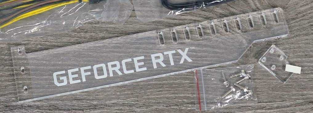Підставка для відеокарти (Прозора GEFORCE RTX)