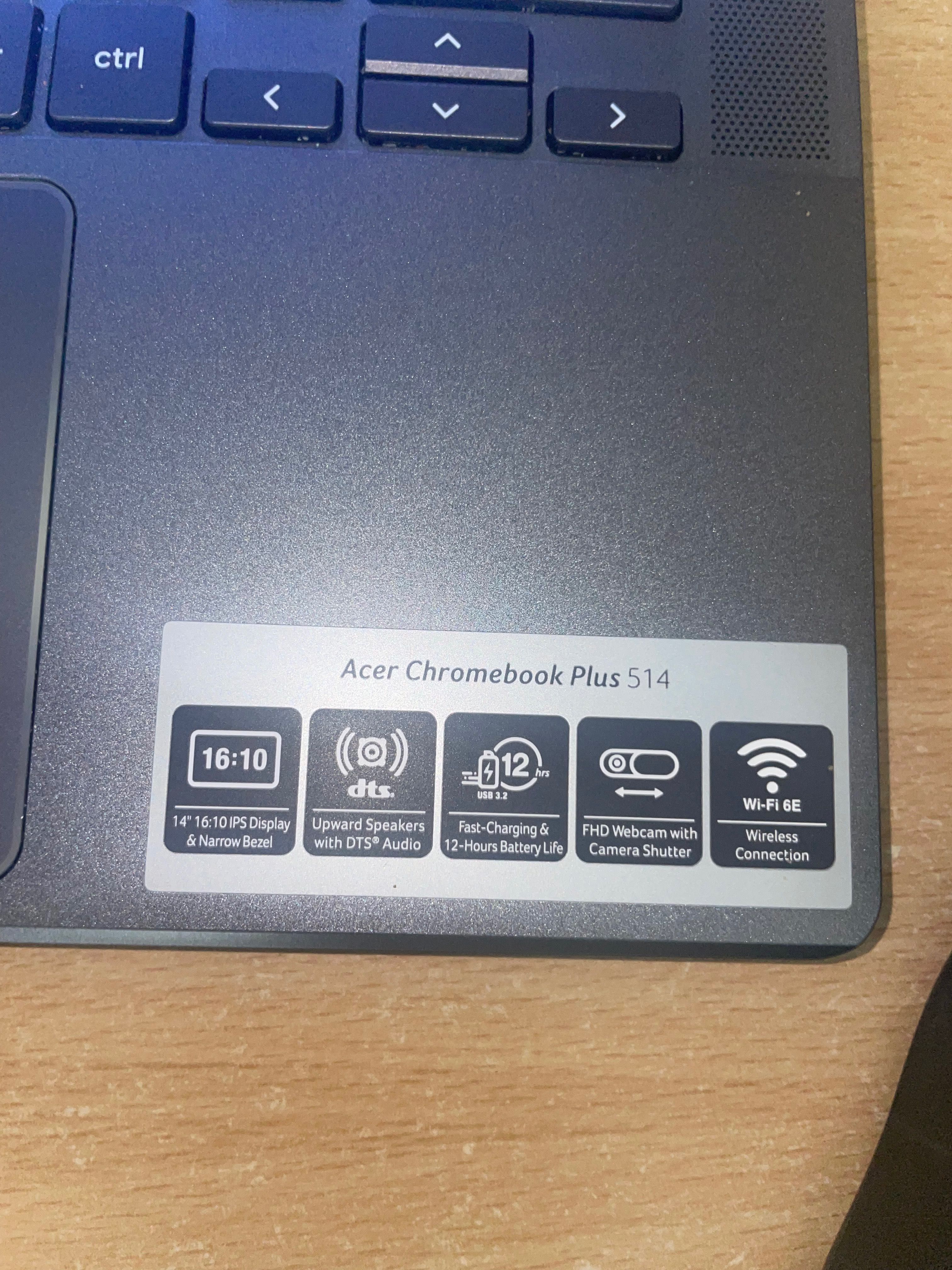 Portátil Acer Chromebook Plus 514
