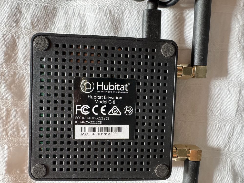 Smart Home hub Hubitat Elevation C8 como novo