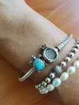 Pulseiras em prata esterlina