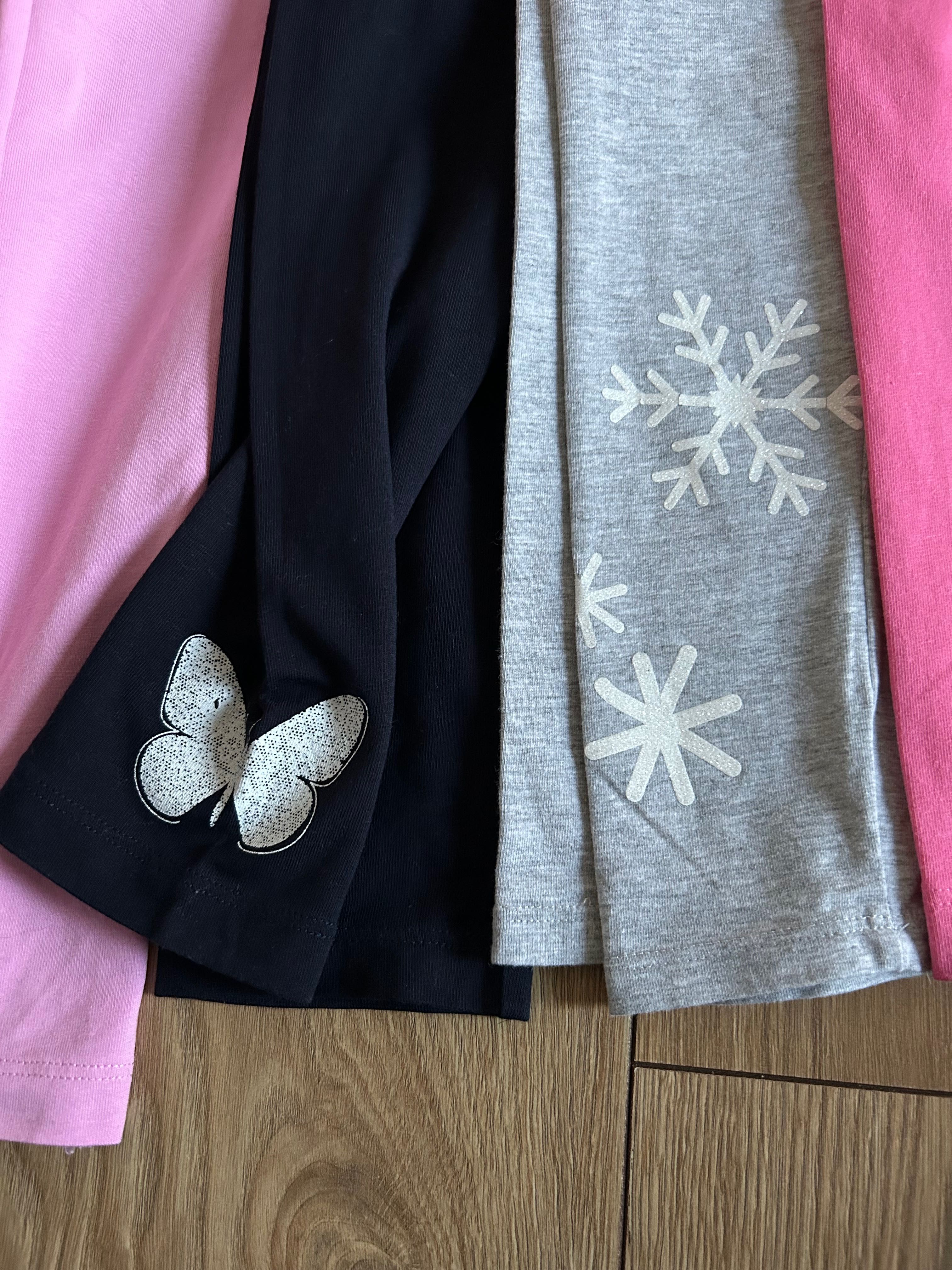 Zestaw 6 szt getry legginsy SUPER STAN rozm 116-122