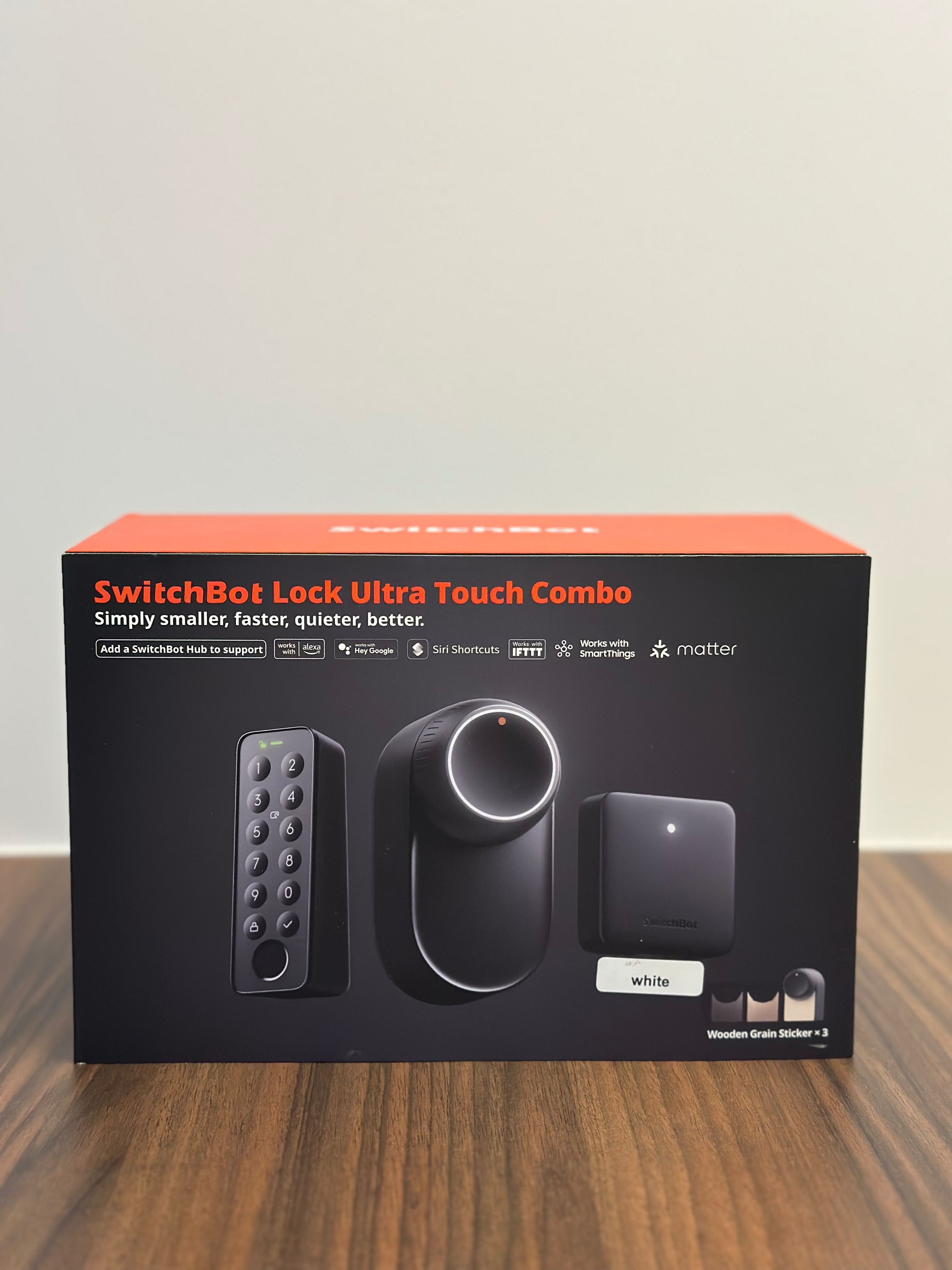 SwitchBot Smart Lock Ultra elektroniczny zamek do drzwi, odcisk palca