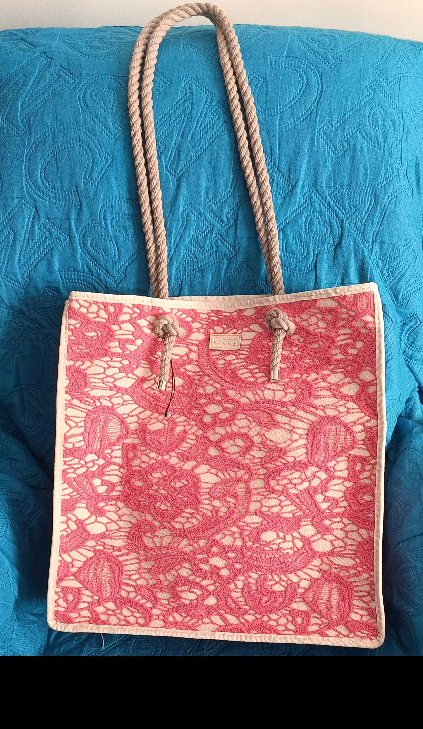 Torba o'bag knots macrame sangria shoperka na linach