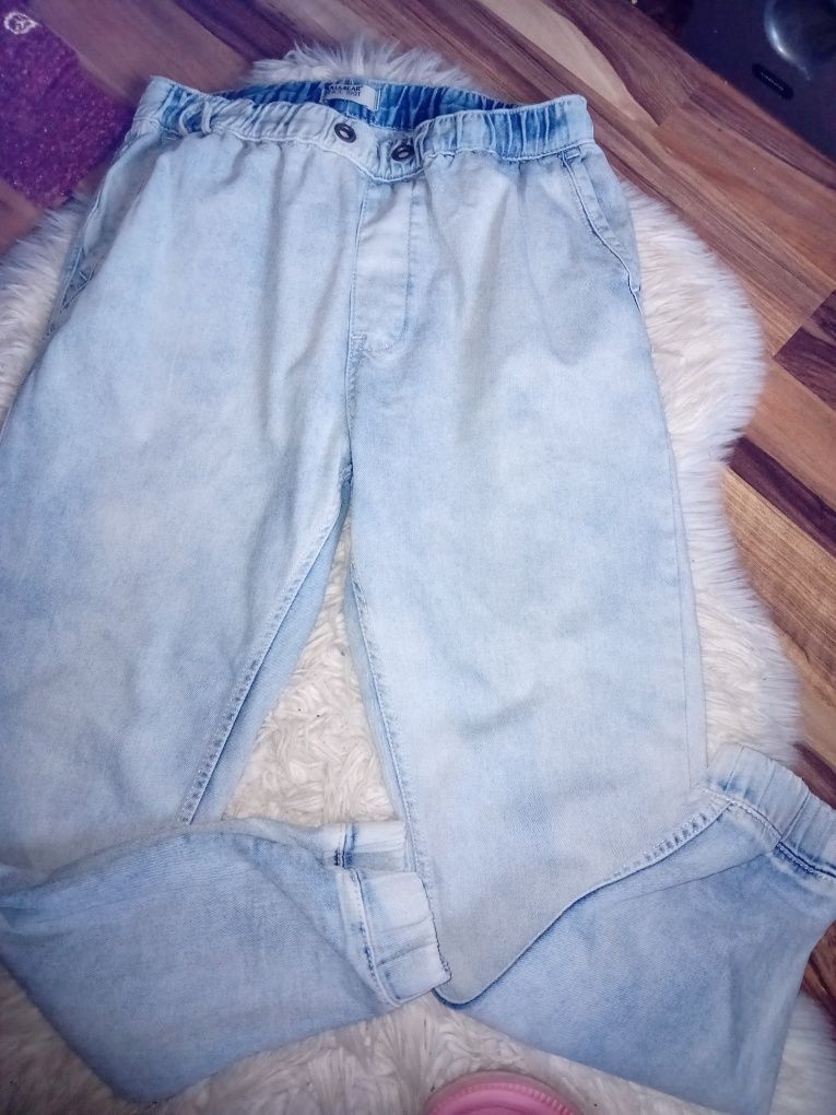 Spodnie jeansowe boyfrend rozmiar Lbpull & bear