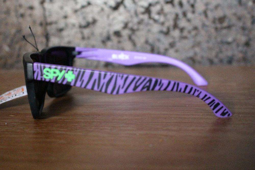 Oculos de sol SPY Ken Block - Roxo/Preto zebra (NOVO)