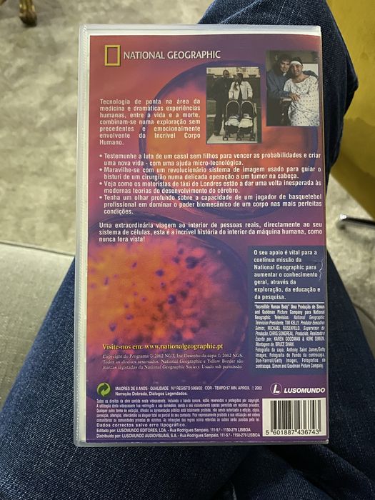 Cassete VHS Corpo Humano