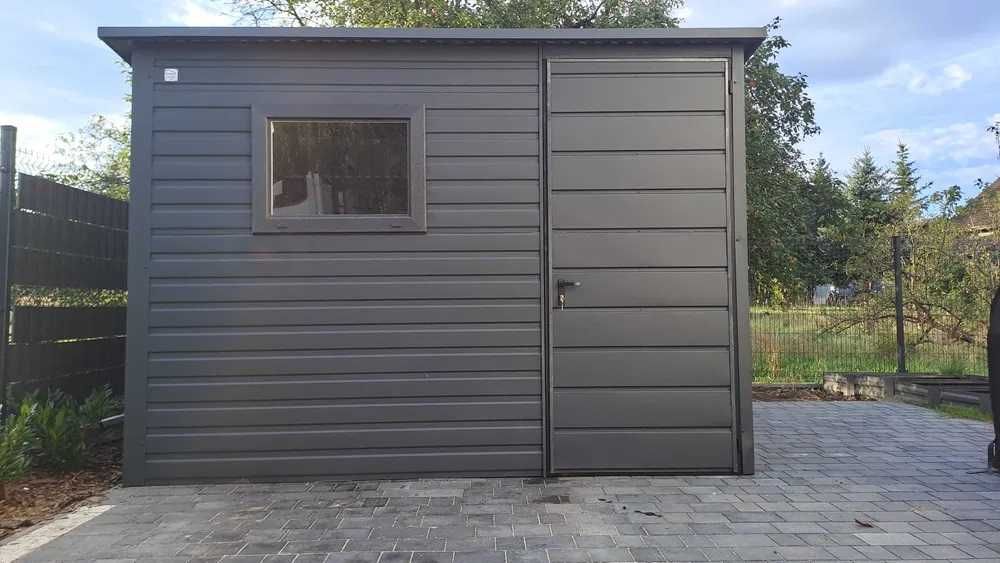 DOMEK blaszany 2,5x2,5, altana ogrodowa, schowek narzędziowy, garaż