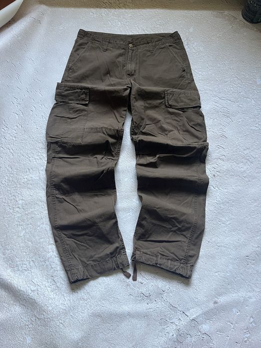 Штани Carhartt Wip на утяжках гарний прийємний фвт на тілі