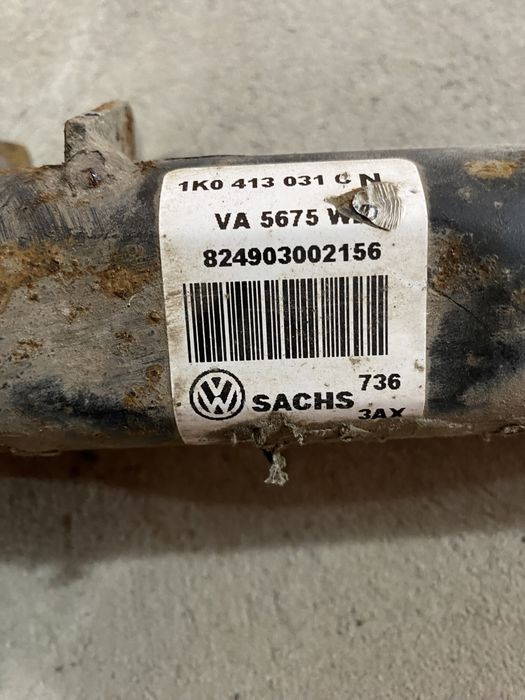 Стойка в зборі volkswagen Амортизатор підвіски передній (Оригінал)