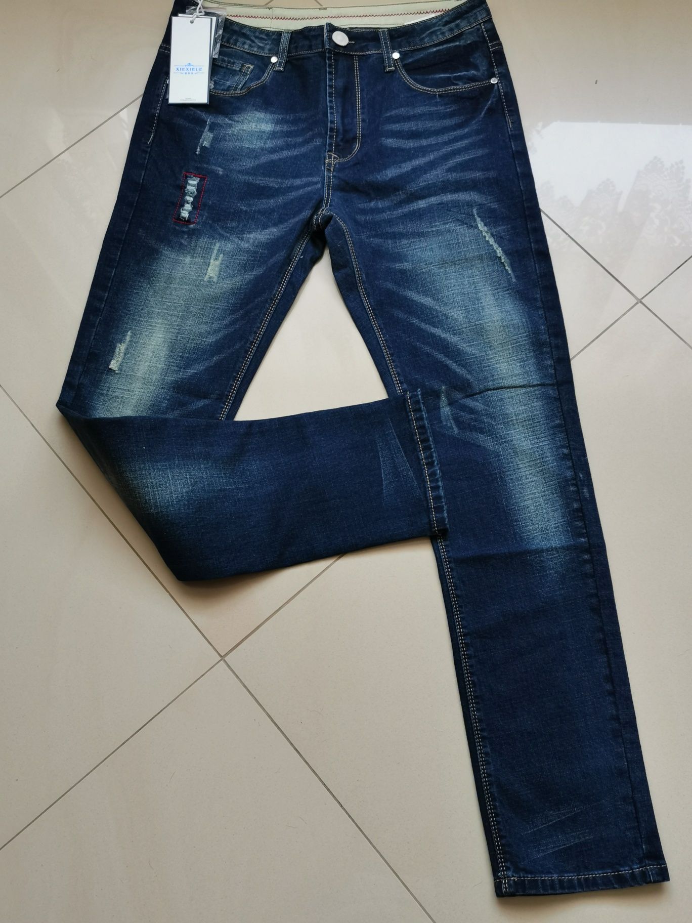 Spodnie męskie jeans roz S-M /NOWE