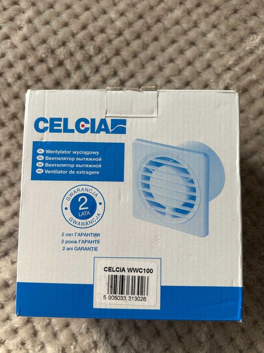 Wentylator ścienny wyciągowy LM Celcia 10W 125mm
