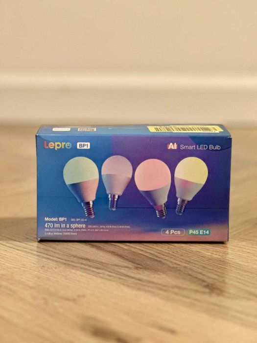 Żarówki Lepro BP1 AI Smart E14, komplet 4 szt.