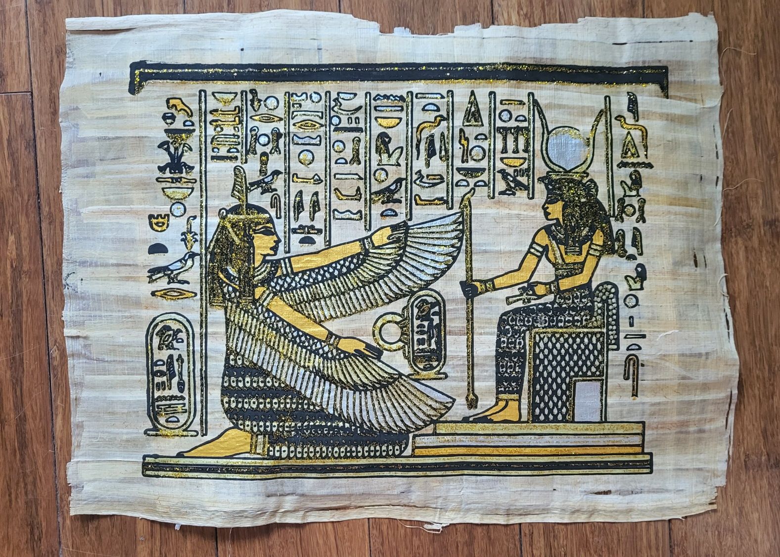 Malunek na papirusie